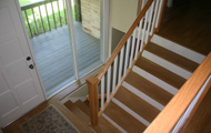 White Oak Hardwood Flooring and Steps 5 - Seattle